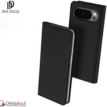 Dux Ducis Skin Pro dirbtinės odos dėklas - juodas (Google Pixel 11 Pro)